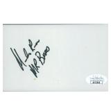 Mando Ramos Signed 3x5 Index Card