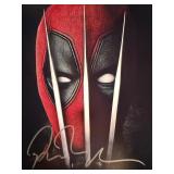 Deadpool Ryan Reynolds signed photo