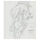 Marvel Artist Tony Salmons original signed sketch