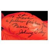 Chacon, Adair, Ortiz, Valdez Signed Boxing Glove