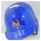New York Mets Bernard Gilkey Signed Mini Helmet...