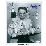 Scooby Doo Voice actor Don Messick signed...