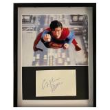 Christopher Reeve original signature collage.