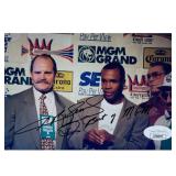 Sugar Ray Leonard Signed 4x6 Matte Photo