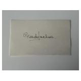 A Touch of Class Glenda Jackson original signature