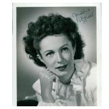 Actress Geraldine Fitzgerald Signed Photo