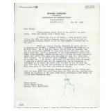 Publisher Irving Caesar Signed Typed Letter...