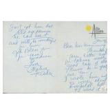 Follow The Boys Sophie Tucker Signed 6.5x10...