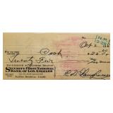 Football Coach Clark Shaughnessy double signed...