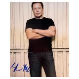 Elon Musk signed photo