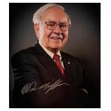 Berkshire Hathaway Warren Buffett signed photo