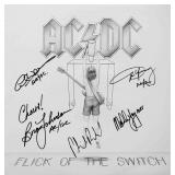 AC/DC Flick Of The Switch Signed Album
