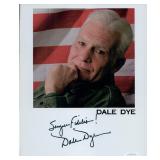 Platoon Actor Dale Dye signed photo. JSA...