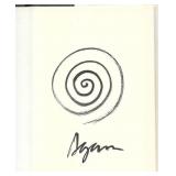 Israeli Kinetic Artist Yaakov Agam signed Book