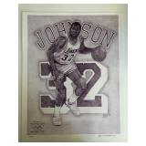 Magic Johnson Original Artwork. Individually...