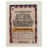 1993 Ted Williams Card Company Enos Slaughter...