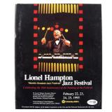 Big Band Musician Lionel Hampton Signed Jazz...
