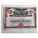 Pan American World Airways Inc. Stock Certificate