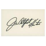 NY Yankee Jim "Catfish" Hunter original signature