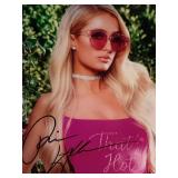 Paris Hilton signed photo