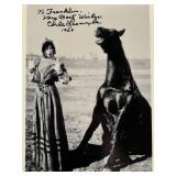 Dracula Carla Laemmle signed photo