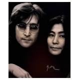 Yoko Ono signed photo