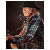 Neil Young signed photo
