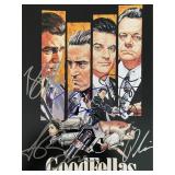 Goodfellas cast signed photo