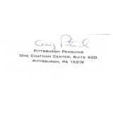 Pittsburgh Penguins Craig Patrick signed photo