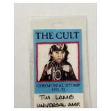 The Cult  Backstage Pass