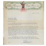 Father Edward J. Flanagan Signed 8x9.25 Typed...