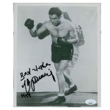 Max Schmeling Signed 8x10 Glossy Photo Damage