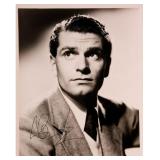 Laurence Olivier signed portrait photo