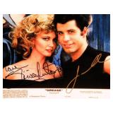 Framed signed Grease movie photo
