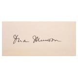 Gone With The Wind Ona Munson signature slip