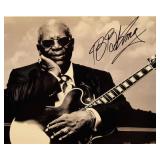 B.B. King signed promo photo