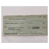 In The Heat Of The Night Rod Steiger signed check