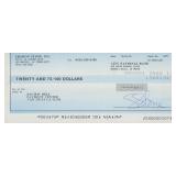 Basic Instinct Sharon Stone signed check