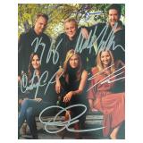 Friends cast signed photo