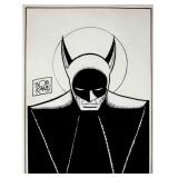 Batman Sketch signed bu Bob Kane