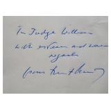 John F Kennedy signature slip