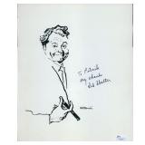 Red Skelton Signed 8x10 Printed Page JSA...