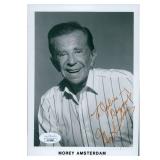 The Dick Van Dyke Show Morey Amsterdam Signed...