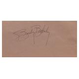 Busby Berkeley signature slip