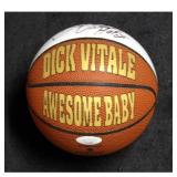 Dick Vitale Signed Basketball JSA Authenticated