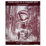 John Denver signed sheet music