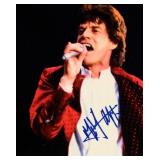 Mick Jagger signed promo photo