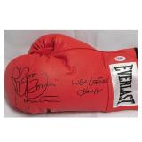 Ray Boom Boom Mancini Signed Red Everlast...