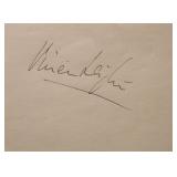 Vivien Leigh signature slip