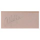 Alfalfa "Our Gang" signature slip
